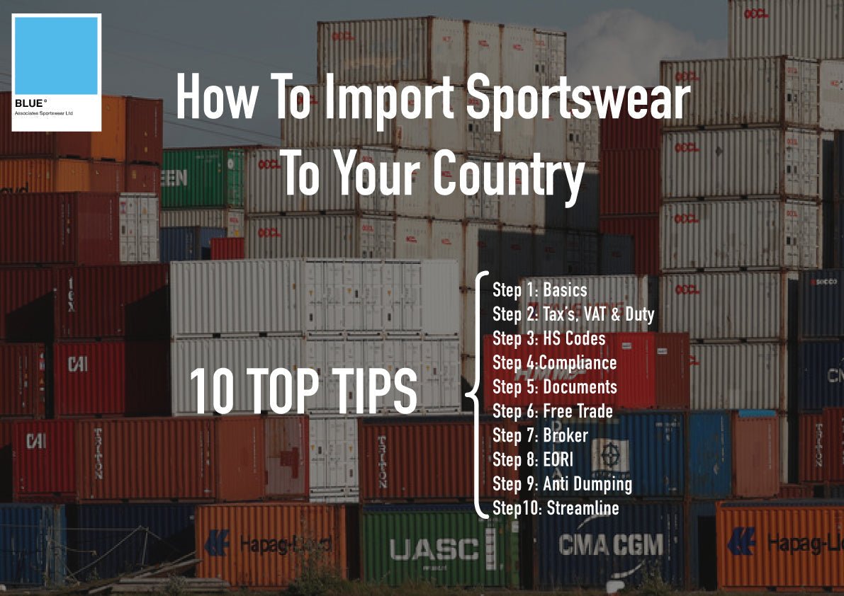How to Import Sportswear Apparel Into Your Country?