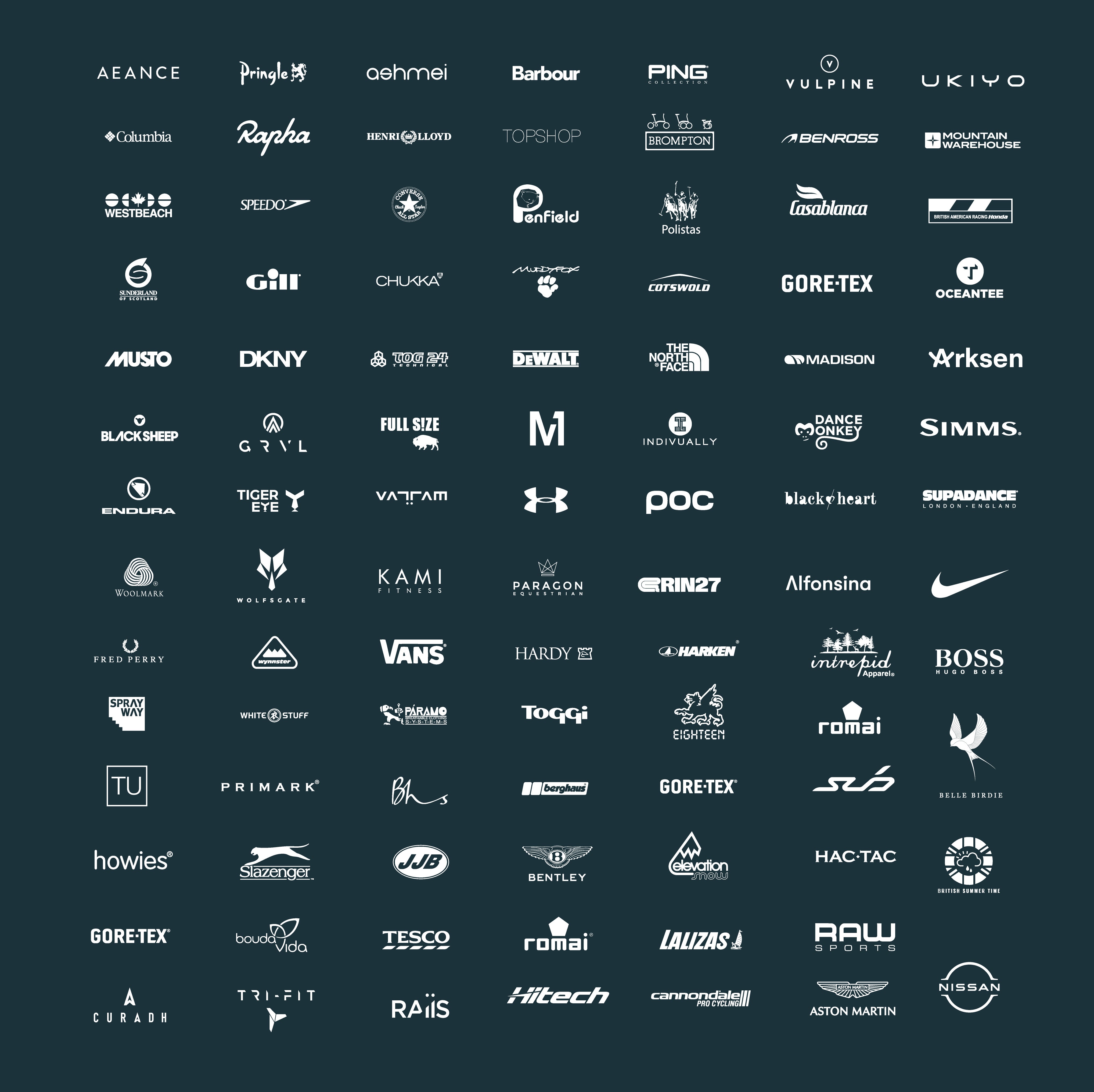 Blue associate's sportswear clients 