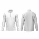Men's 1/4 Zip Midlayer - Blue Associates Sportswear