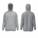 Men's Raglan Sleeve Sweatshirt Hoody - Blue Associates Sportswear