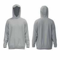 Men's Raglan Sleeve Sweatshirt Hoody - Blue Associates Sportswear