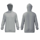 Men's Sweatshirt Hoody With Angled Seams - Blue Associates Sportswear