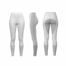 Plain Women's Riding Leggings Without Side Pockets - Blue Associates Sportswear
