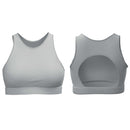 Women Non - Compressive Sports Bra - Open Back Detail - Blue Associates Sportswear