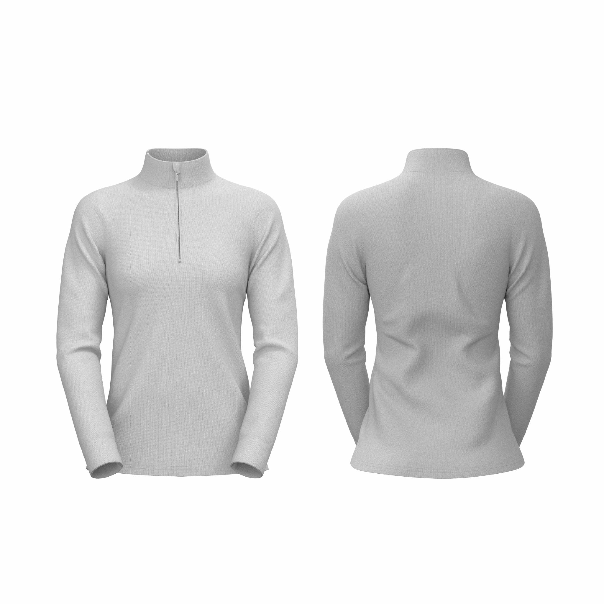 Women's 1/4 Zip Long Sleeve Base Layer