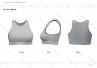 Women's 1/4 Zip Sleeveless Base Layer - Blue Associates Sportswear