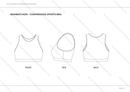 Women's 1/4 Zip Sleeveless Base Layer - Blue Associates Sportswear