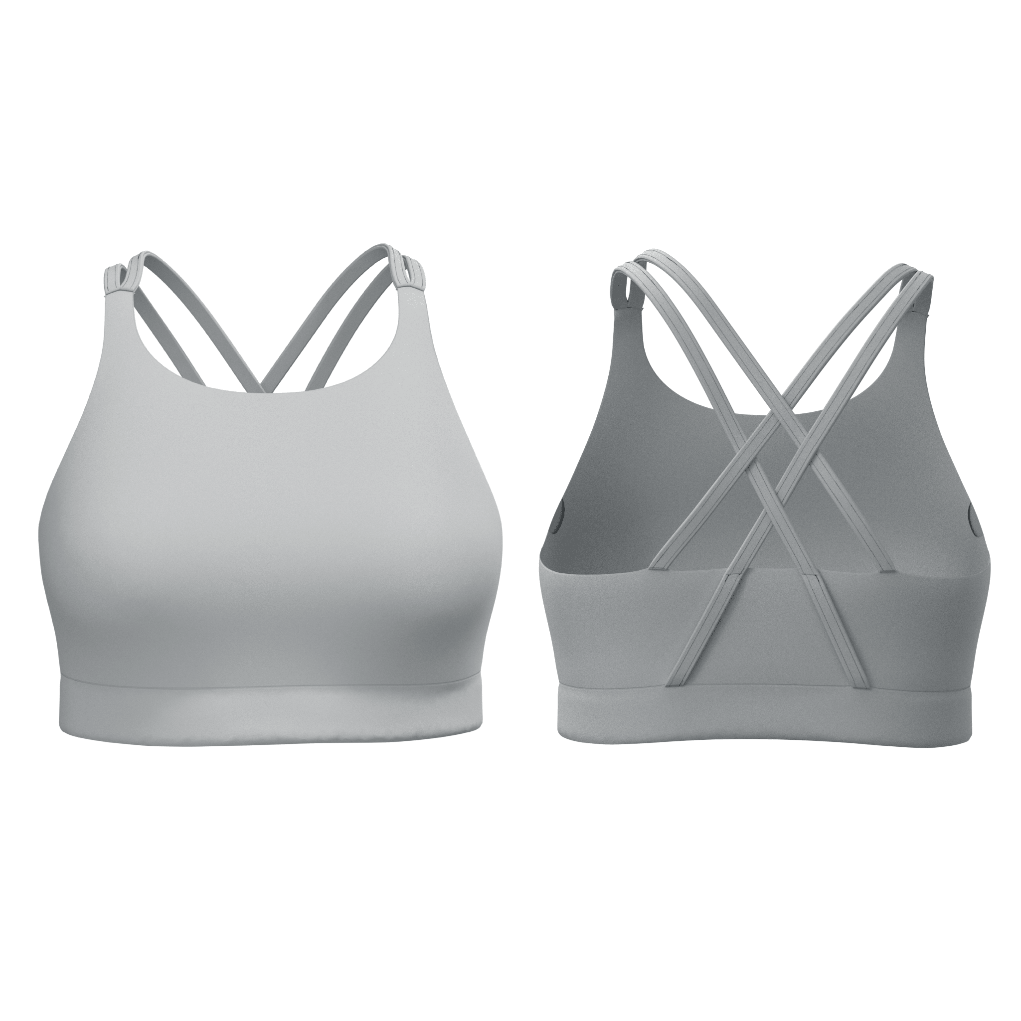 Womens Compression Sports Bra - Back Strap Detail