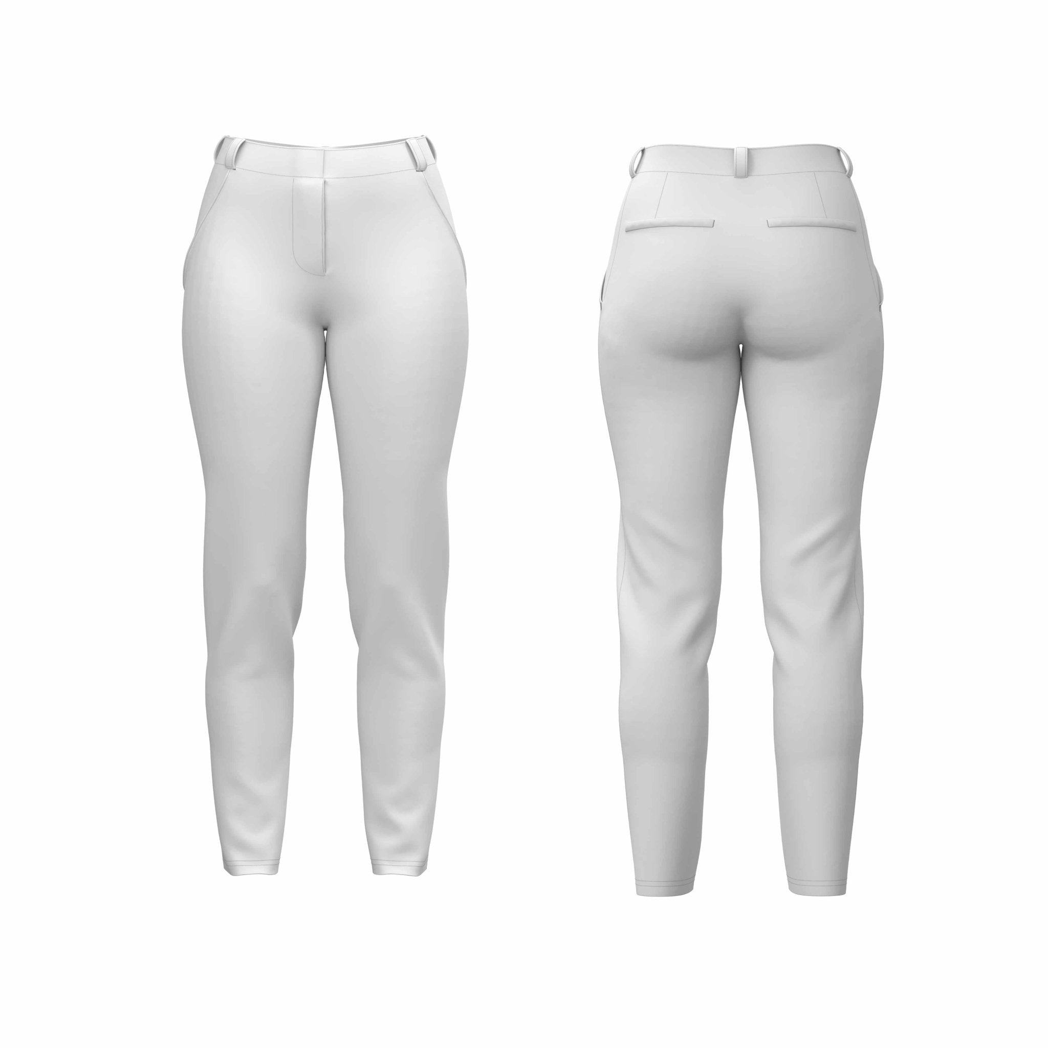 Women's Golf Trousers - Blue Associates Sportswear