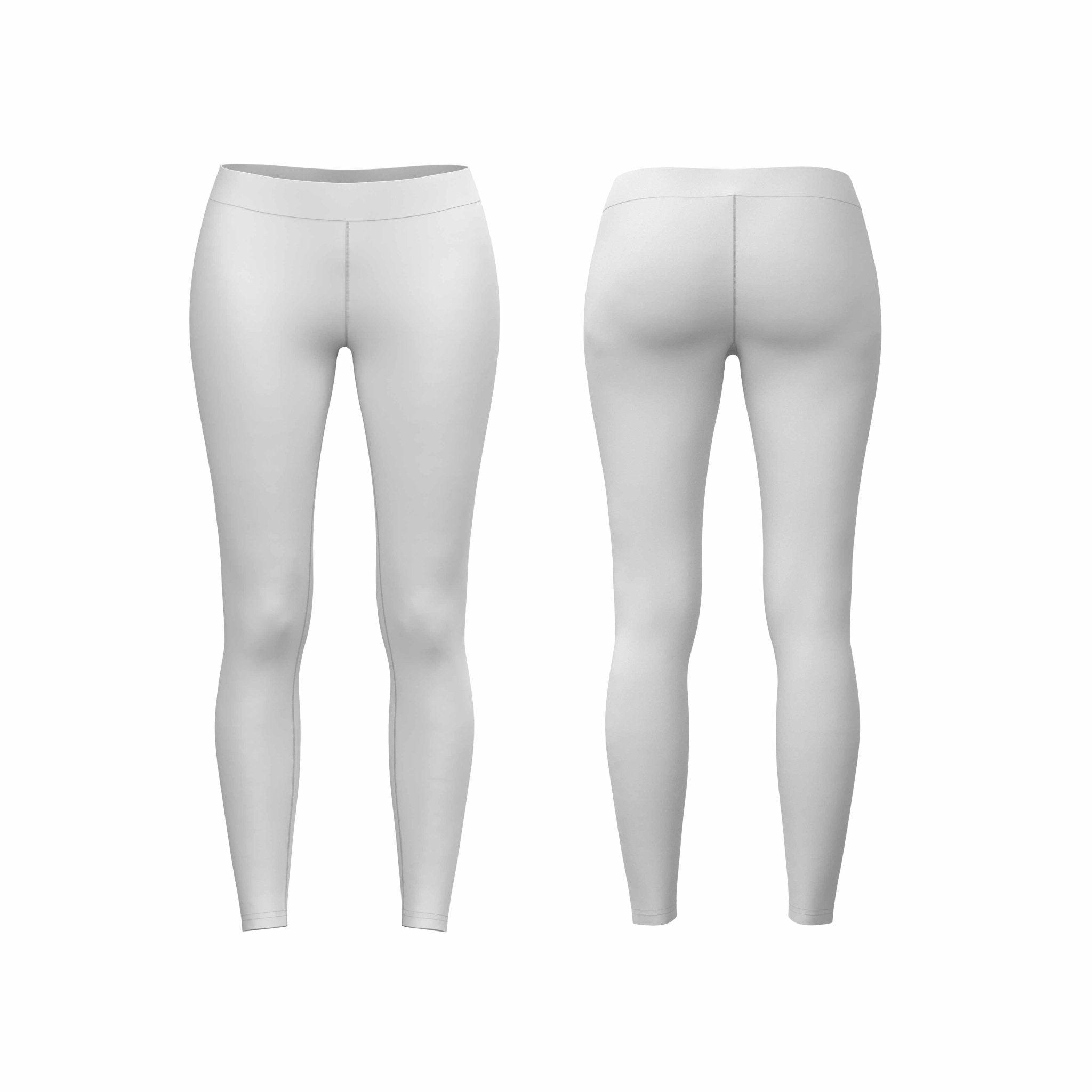 Women's Plain Elastic Waistband Leggings