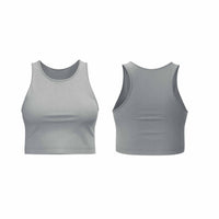Women's Sleeveless Crop Top - Blue Associates Sportswear